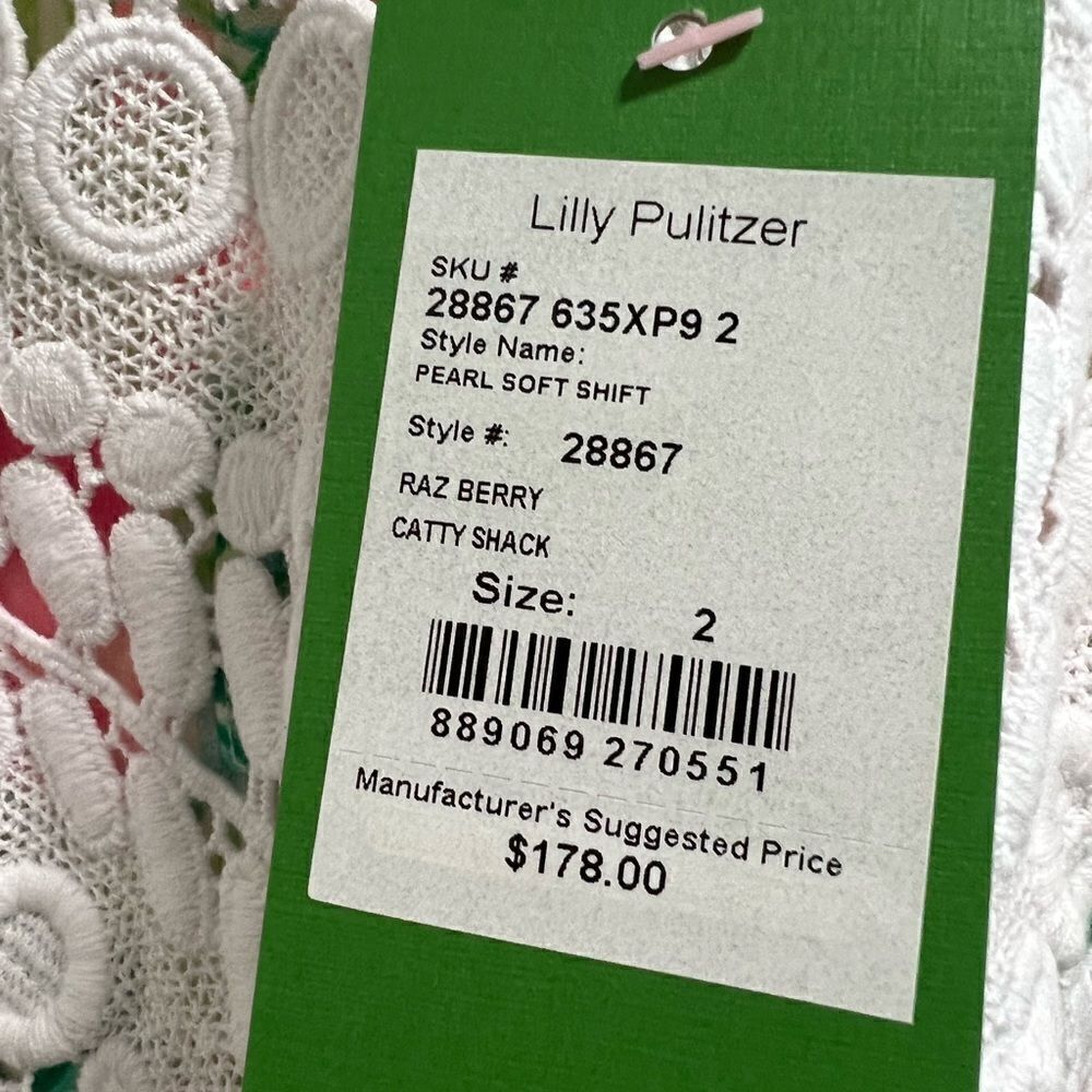 NWT Lilly Pulitzer size 2 catty shack pattern dress - Picture 3 of 8
